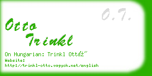 otto trinkl business card